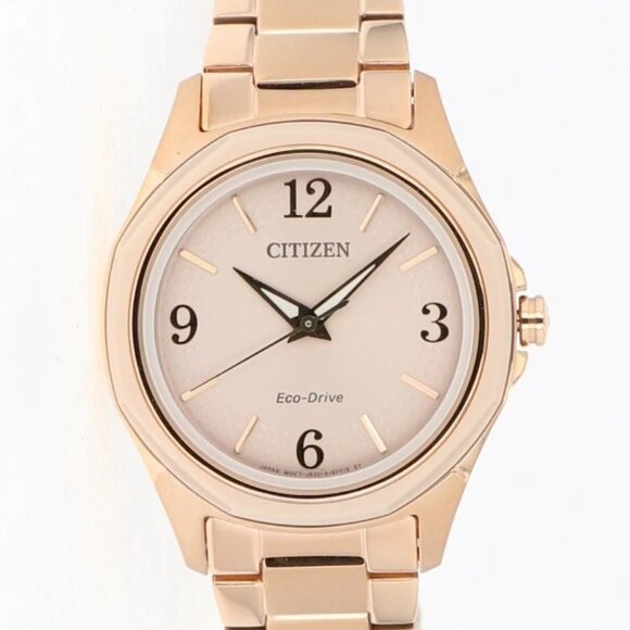 Citizen Women's Classic Eco-Drive Pink Gold Watch 35MM FE7053-51X - Picture 1 of 6